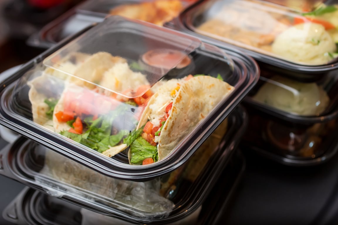 to-go containers ready